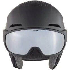 Alpina Alto Q-Lite Visier-Helm Black Matt Damen, Herren -Skiausrüstung alpina alto q lite a9236130 black matt 02 grossXpDxOsZwM1LkN
