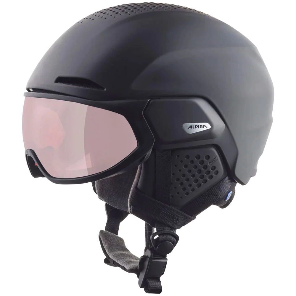 Alpina Alto QV Visierhelm Black Matt Damen, Herren 1 Alpina Alto QV Visierhelm Black Matt Damen, Herren