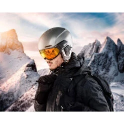 Alpina Oro QV Mips Sporthelm Gunmetal Matt Damen, Herren -Skiausrüstung alpina oro qv mips a9245231 gunmetal matt 04 gross