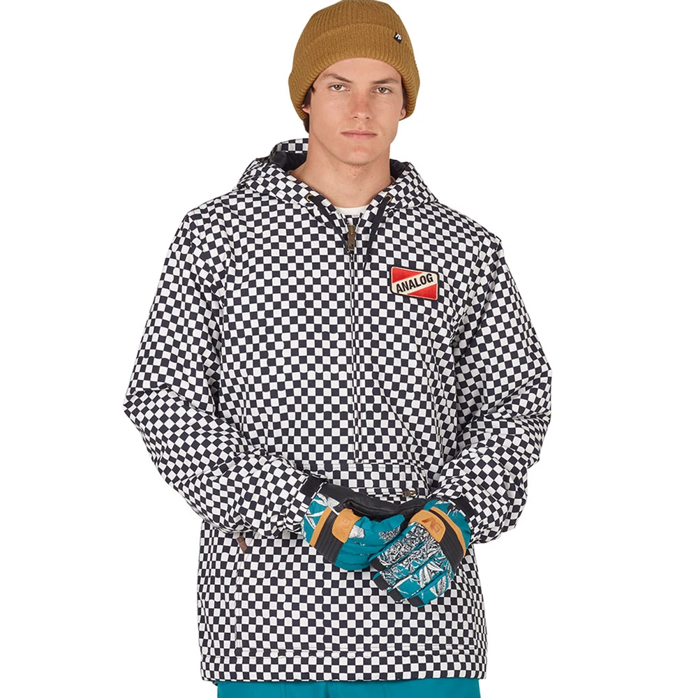 Analog Caldwell Herren-Snowboardjacke Stout White Speed Check Herren 1 Analog Caldwell Herren-Snowboardjacke Stout White Speed Check Herren