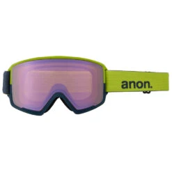 Anon M3 MFI With Spare Snowboardbrille Mit Zubehör Blue Split/Perceive Variable Green/Pink Herren -Skiausrüstung anon m3 mfi blue split 19174104 400 02 gross