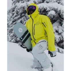 Burton [ak] Gore-Tex Cyclic Schneejacke Limeade Herren -Skiausrüstung burton ak gore cyclic jacket 10002109701 04 gross
