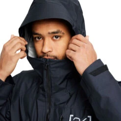 Burton [ak] Gore-Tex 2L Surgence Shelljacke True Black Herren -Skiausrüstung burton ak gore surgence 2l jacket 21606104001 02 gross