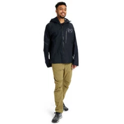 Burton [ak] Gore-Tex 2L Surgence Shelljacke True Black Herren -Skiausrüstung burton ak gore surgence 2l jacket 21606104001 07 gross