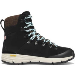Danner Womens Arctic 600 Side-Zip 7 Winterschuhe Black/Spark Blue Damen -Skiausrüstung danner arctic 600 67340 black spark 01 grossrK0ycLkemONnC