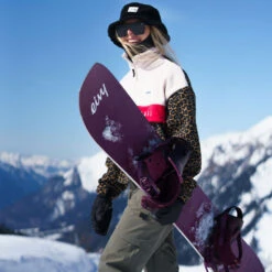 Eivy Ball Fleece Mid Layer Offwhite & Leopard Damen -Skiausrüstung eivy ball fleece 6221190218 6066 07 gross