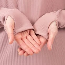 Eivy Icecold Gaiter Rib Langarmshirt Faded Woodrose Damen -Skiausrüstung eivy icecold gaiter rib top woodrose 6221190209 6065 02 gross