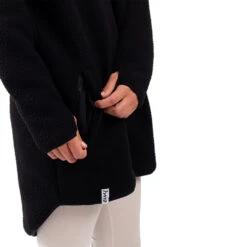 Eivy Redwood Sherpa Coat Fleecemantel Black Damen -Skiausrüstung eivy redwood sherpa coat 6221190223 6001 03 gross