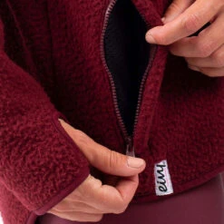 Eivy Redwood Sherpa Jacket Funktionsjacke Wine Damen -Skiausrüstung eivy redwood sherpa jacket 6221190222 6005 04 gross