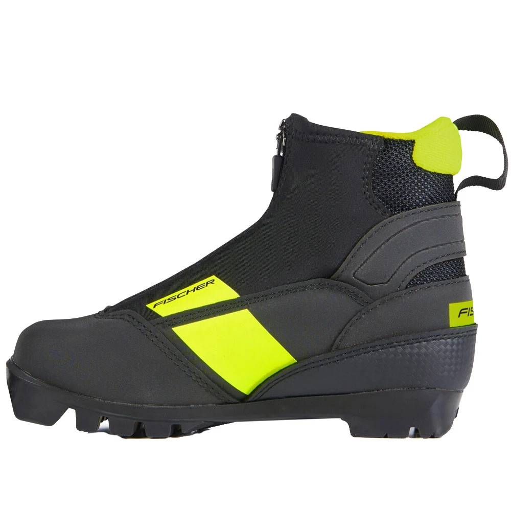 Fischer XJ Sprint Langlaufschuhe Black/Yellow Kinder 2 Fischer XJ Sprint Langlaufschuhe Black/Yellow Kinder – Bild 2