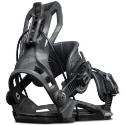 Flow Fenix Plus Fusion Snowboard-Bindung Gunmetal Black Herren -Skiausrüstung flow fenix plus gunmetal black 2022 02 gross