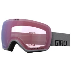Giro Article Schneebrille Grey Wordmark/Vivid Emerald+Infrared Damen, Herren -Skiausrüstung giro article grey woodmark 300082033 03 gross