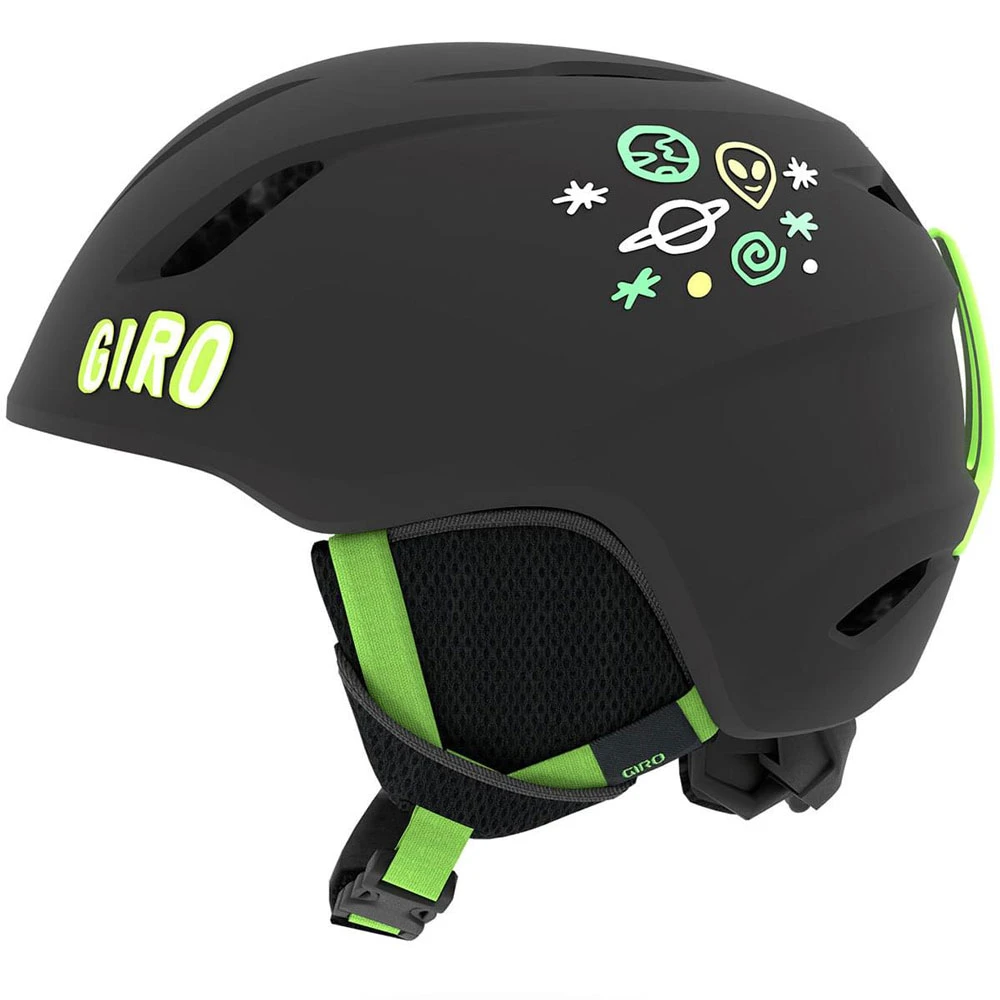 Giro Launch Skihelm Matte Black/Bright Green Alien Kinder 1 Giro Launch Skihelm Matte Black/Bright Green Alien Kinder
