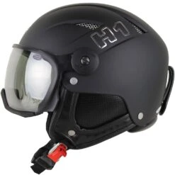 HMR H1+VTFS10 Elegance Color Ski-Helm Black/Photochromic Silver Damen, Herren