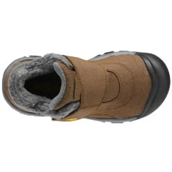 Keen Kootenay WP Children Winterstiefel Dark Earth/Yellow Kinder -Skiausrüstung keen kootenay wp dark earth 1013543 02 grossGPcKRLr39yTvc