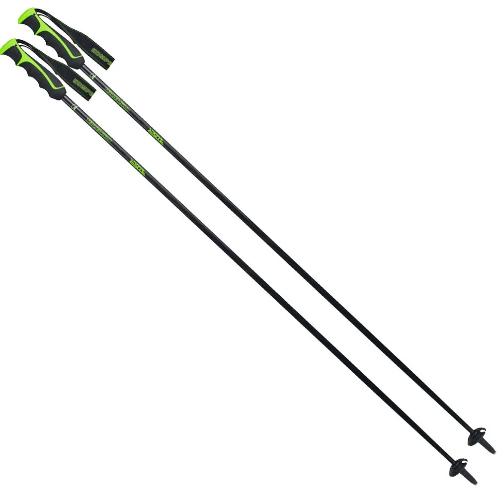 Komperdell Booster Carbon Alpinstöcke Neon Green Damen, Herren 1 Komperdell Booster Carbon Alpinstöcke Neon Green Damen, Herren