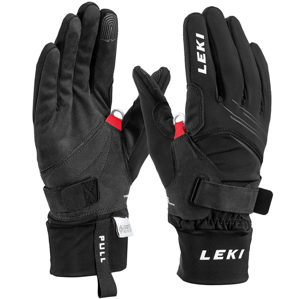 Leki Nordic Course Shark Skihandschuhe Black Herren 1 Leki Nordic Course Shark Skihandschuhe Black Herren