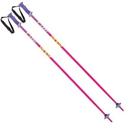 Leki Rider Skistöcke Pink-Weiß/Grün-Lila Kinder