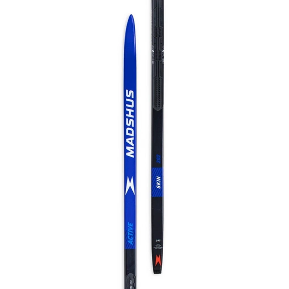 Madshus Active Skin Langlauf-Set Black/Blue Damen, Herren 2 Madshus Active Skin Langlauf-Set Black/Blue Damen, Herren – Bild 2