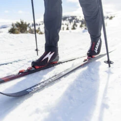 Madshus Fjelltech M50 Skin Langlauf-Set Black/Red Damen, Herren -Skiausrüstung madshus fjelltech m 50 skin 18f0100 04 gross