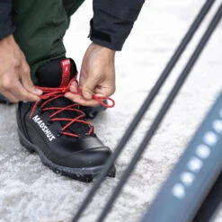 Madshus Vidda Langlaufschuhe Black/Red Damen, Herren -Skiausrüstung madshus vidda boot 18e2001 02 gross