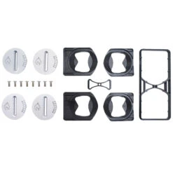 Nitro Canted Pucks Splitboard-Pucks Black Damen, Herren -Skiausrüstung nitro spark canted pucks 1211839361 02 gross