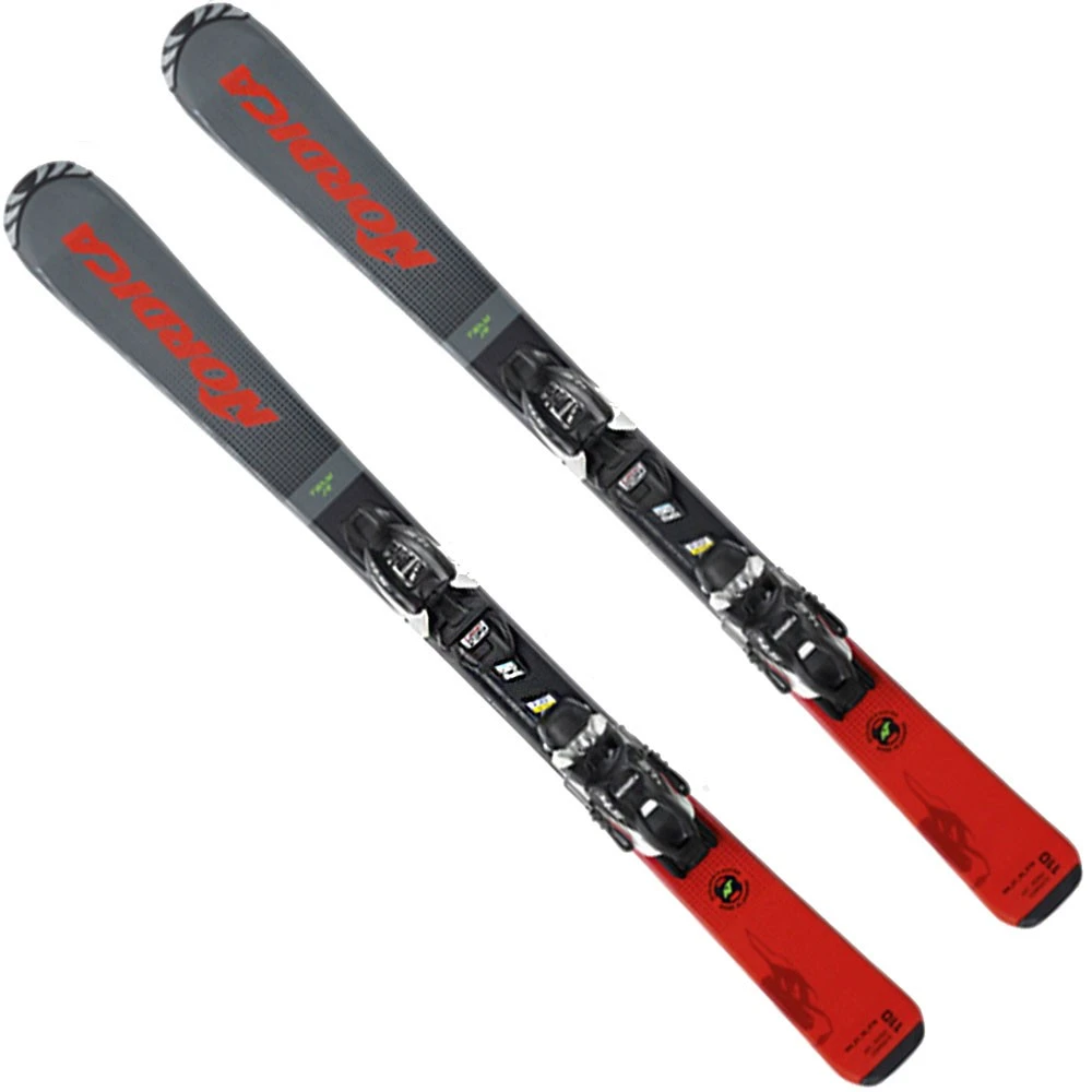 Nordica Team JR Kinder-Ski Grey/Red Kinder 1 Nordica Team JR Kinder-Ski Grey/Red Kinder