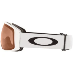 Oakley Flight Tracker XL Snowboardbrille Matte White Prizm Snow Persimmon Damen, Herren -Skiausrüstung oakley flight tracker oo7104 12 03 gross
