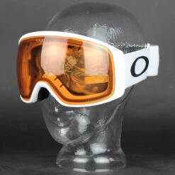Oakley Flight Tracker XL Snowboardbrille Matte White Prizm Snow Persimmon Damen, Herren -Skiausrüstung oakley flight tracker oo7104 12 04 gross