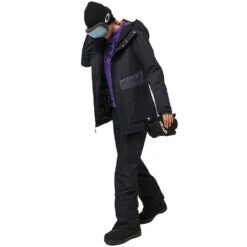 Oakley Jasmine Insulated Pant Snowboardhose Blackout Damen -Skiausrüstung oakley jasmine insulated pant foa500128 02e 04 gross42hI8E0A7siSW