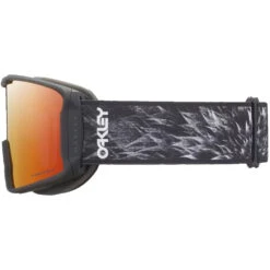 Oakley Line Miner L Skibrille Black Blaze/Prizm Snow Torch Iridium Damen, Herren -Skiausrüstung oakley line miner black oo7070 b4 02 gross
