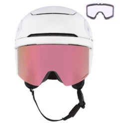Oakley MOD7 Visier-Skihelm White/Prizm Rose Gold Iridium Damen, Herren -Skiausrüstung oakley mod7 fos900642 9rz white 02 gross