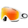 Oakley O Frame 2.0 Pro XM Snowboardbrille Matte White/Fire Iridium/Persimmon Damen, Herren