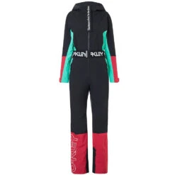 Oakley TNP Cassie Winteranzug Black/Mint Damen 9 Oakley TNP Cassie Winteranzug Black/Mint Damen -Skiausrüstung oakley tnp cassia one piece foa500025 9bm 04 gross