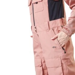 Picture Brita Bib Schneehose Ash Rose Damen -Skiausrüstung picture brita bib pant wpt083 ash rose 04 grossZSwtEx6wv4ijO