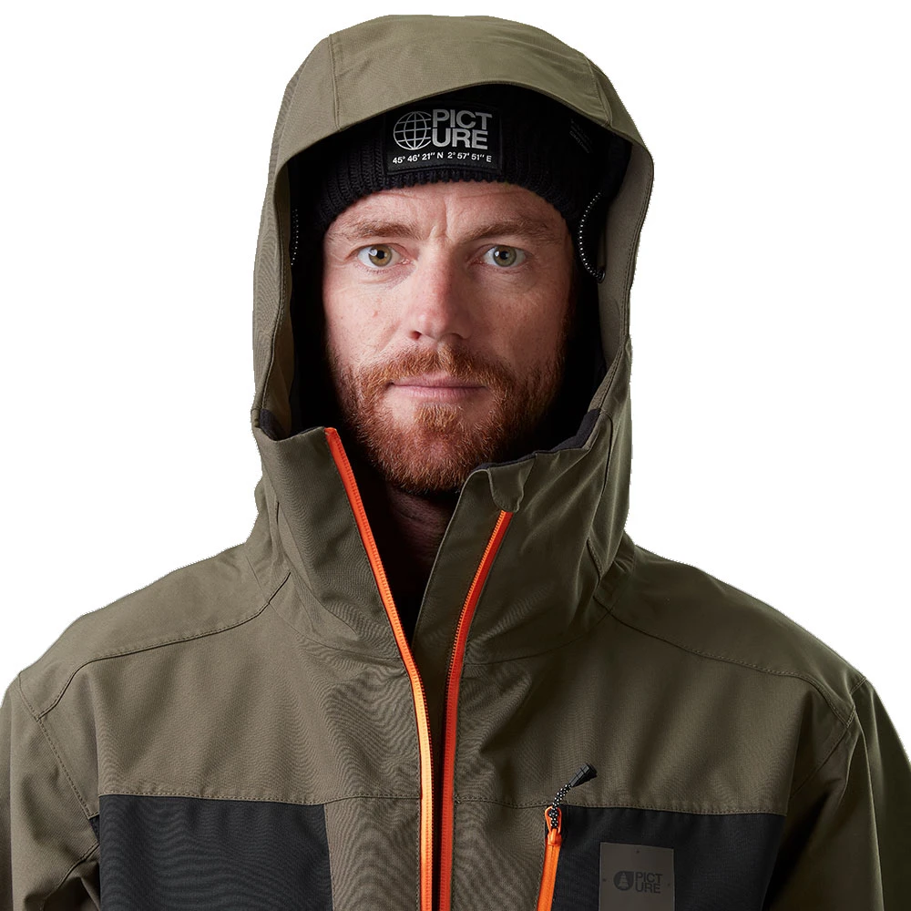 Picture Kory Snowboardjacke Dark Army Green Herren 2 Picture Kory Snowboardjacke Dark Army Green Herren – Bild 2