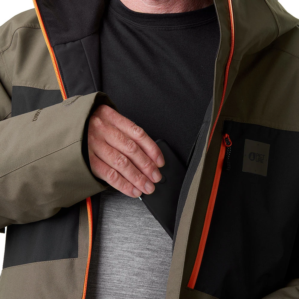 Picture Kory Snowboardjacke Dark Army Green Herren 5 Picture Kory Snowboardjacke Dark Army Green Herren – Bild 5