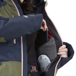 Picture Lander Snowboardjacke Army Green Damen -Skiausrüstung picture lander wvt196 army green 02 gross