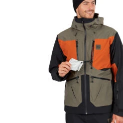 Picture Naikoon Skijacke Dark Army Green Herren -Skiausrüstung picture naikoon jacket mvt391 darkarmygreen 02 gross