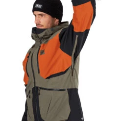 Picture Naikoon Skijacke Dark Army Green Herren -Skiausrüstung picture naikoon jacket mvt391 darkarmygreen 03 gross