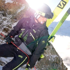 Picture Welcome Skijacke Black/Anthrazit Herren -Skiausrüstung picture welcome jkt mvt100 black anthrazit 04 gross