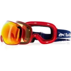 Red Bull SPECT Eyewear Magnetron Skibrille Red/Red Snow-Brown + Cloudy Snow Damen, Herren -Skiausrüstung red bull spect eyewear magnetron 021 02 gross