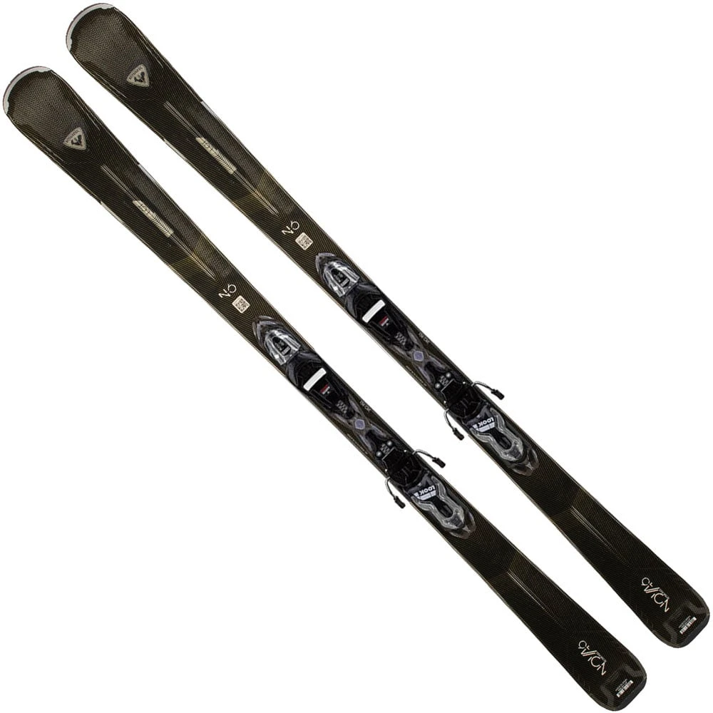 Rossignol Nova 6 Alpinski-Set Black/Gold Damen 1 Rossignol Nova 6 Alpinski-Set Black/Gold Damen