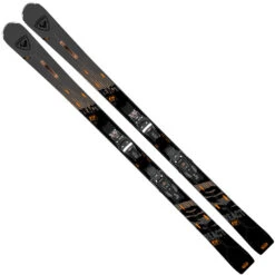 Rossignol React 10 TI Alpinski-Set Black/Orange Herren