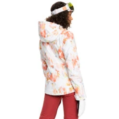 Roxy Jetty Skijacke Bright White Tenderness Damen -Skiausrüstung roxy jetty block erjtj03354 wbb2 white 02 grossLfQkxSyaU0seR
