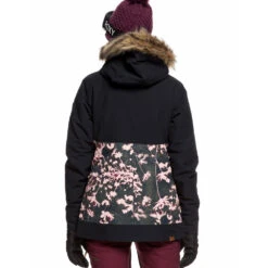 Roxy Shelter Skijacke True Black Poppy Damen -Skiausrüstung roxy shelter erjtj03214 kvj3 true black poppy 03 grossJRCn4LGOxCcs9