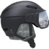 Salomon Icon2 Visor Snowboardhelm Black/Silver Uni Damen