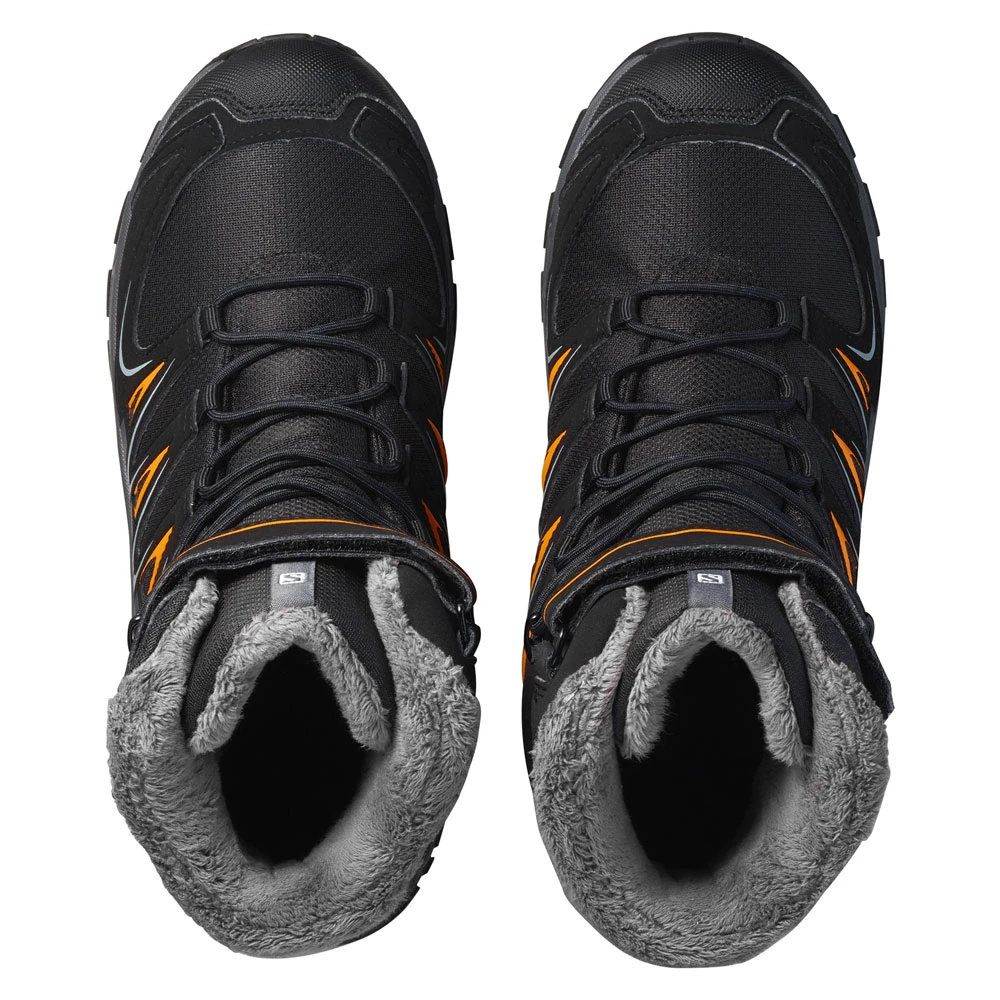 Salomon XA Pro 3D Winter Winter-Schuhe Black/Magnet/Tangelo Kinder 2 Salomon XA Pro 3D Winter Winter-Schuhe Black/Magnet/Tangelo Kinder – Bild 2