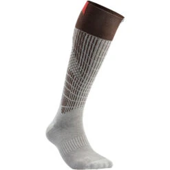 Sidas Sock Ski Merino LV Skisocken Brown/White Damen, Herren -Skiausrüstung sidas socks merino csoskmeri19 lv 02 gross