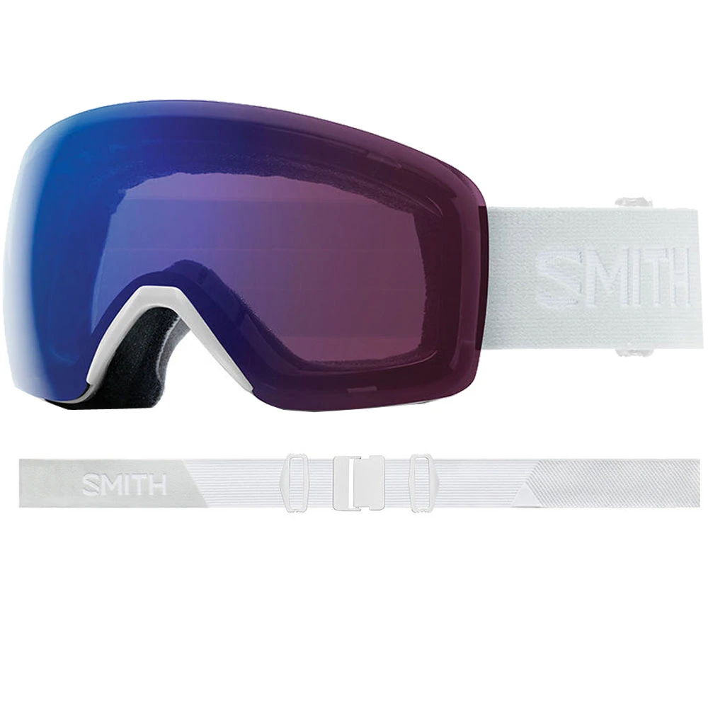 Smith Skyline Selbsttönende Skibrille White Vapor/Photochromic Rose Flash Damen, Herren 2 Smith Skyline Selbsttönende Skibrille White Vapor/Photochromic Rose Flash Damen, Herren – Bild 2